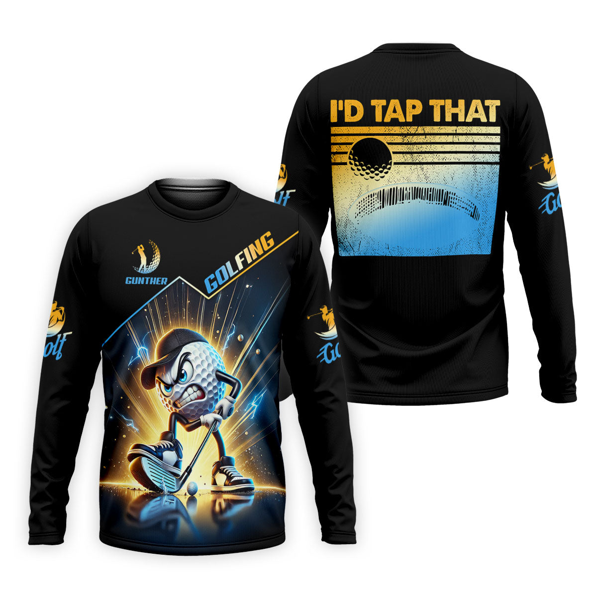 I'd Tap That Fun Golf Shirt, Golf Tops For Men, Golf Shirts For Men, Golf Gift For Men