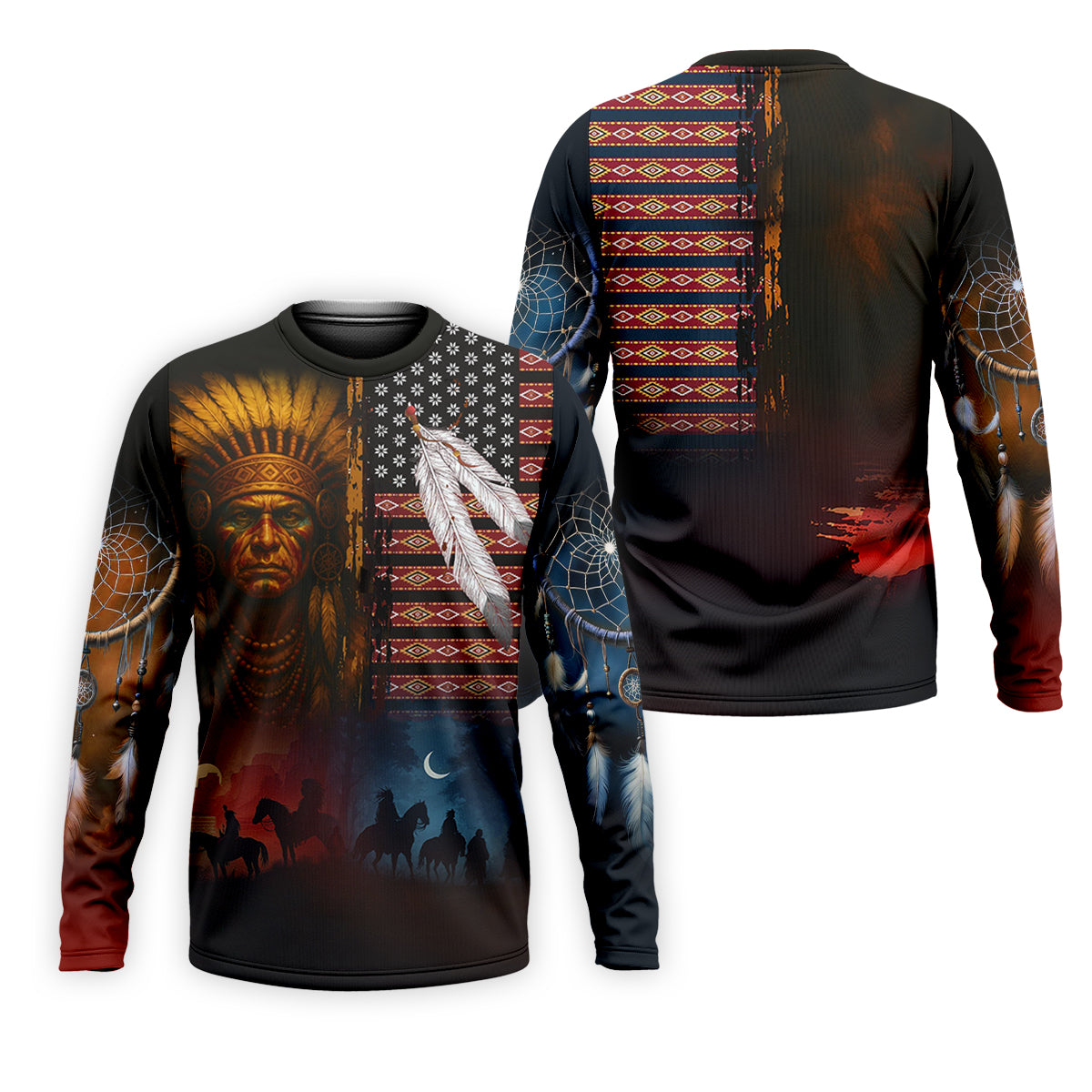 Native Heritage Red & Blue Golf Tops For Men, Native American Ancestry Polo Shirtor Men, Indigenous Peoples Month
