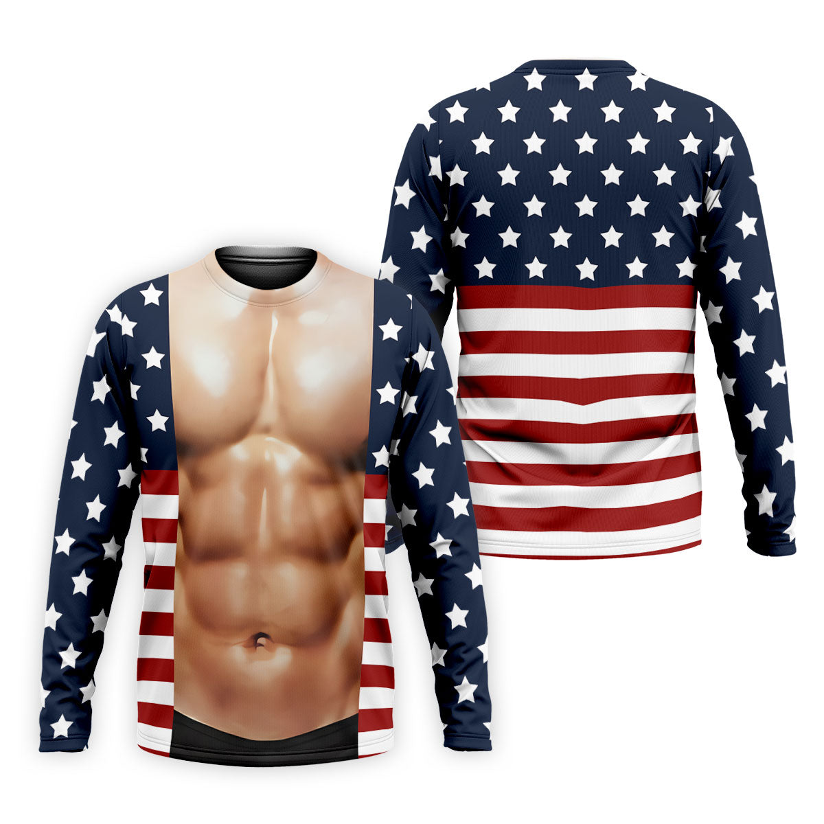 American Flag Pattern Men's Funny Golf Shirts, 250th Anniversary Performance Golf Shirt, Polo Shirt Men