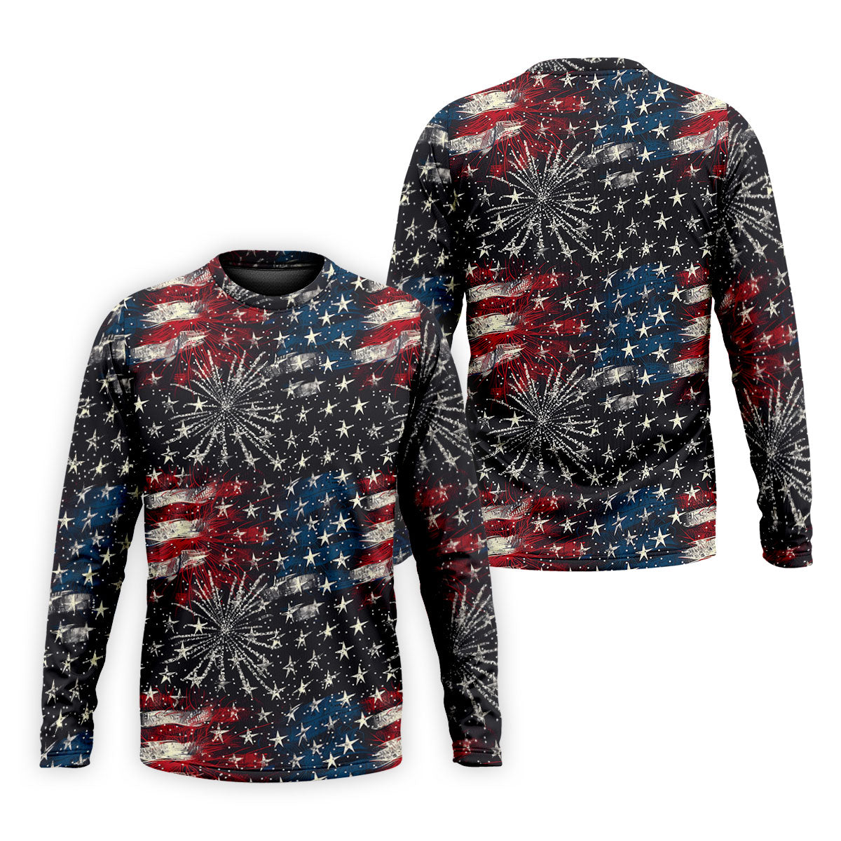 Patriotic American Flag Distressed Color 4th Of July Golf Shirts For Men, 250th Anniversary Polo ShirtFor Men