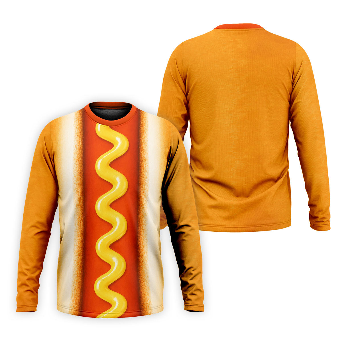 Hot Dog Suit Golf Shirt, Humorous Food Lover Pattern, Golf Shirt For Men