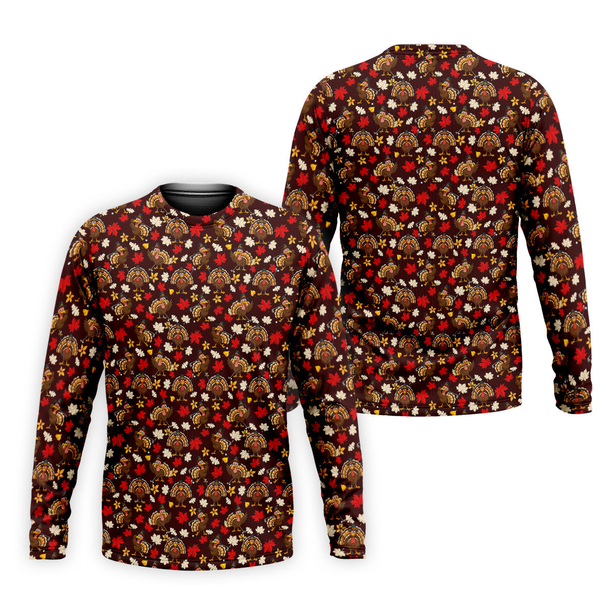 Funny Thanksgiving Turkey Golf Pose Golf Tops For Men, Polo Shirtor Men, Golf Gift For Men
