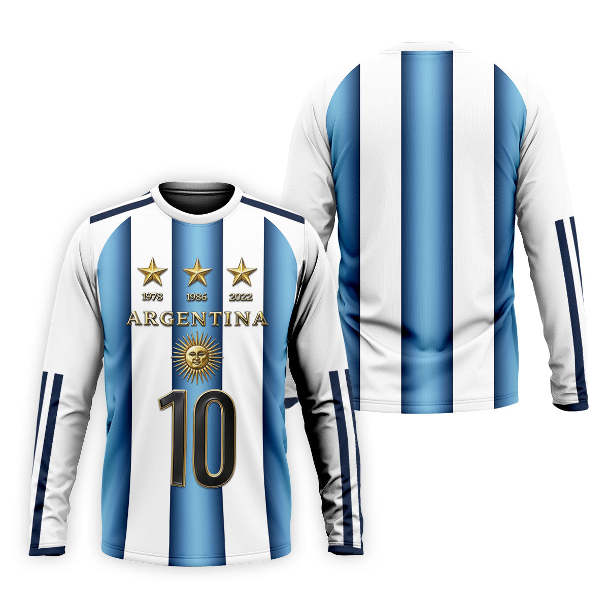 Argentina World Cup Sun Of May Golf Tops For Men, Football Theme Polo Shirtor Men