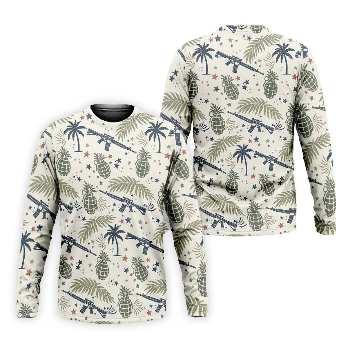 Pineapple Grenade 250 Years Tropical Theme Retro Golf Shirt, Patriotic 4th Of July Polo Shirtor Men