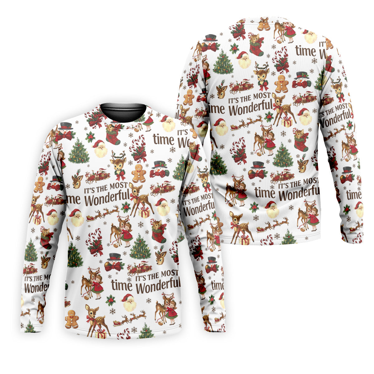 It's The Most Wonderful Time Christmas Golf Shirt, Cute Golf Outfit, Polo ShirtFor Men, Golf Gift For Men