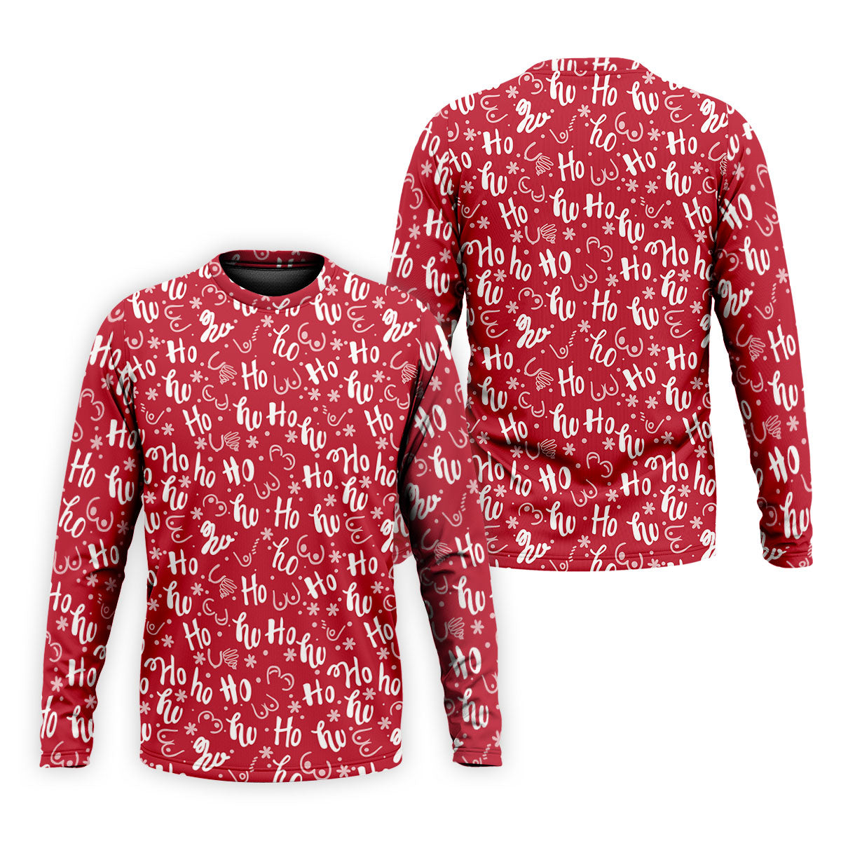 Funny Red Xmas Golf Tops For Men, Men's Funny Golf Shirts, Christmas Golf Gift, Polo ShirtFor Men