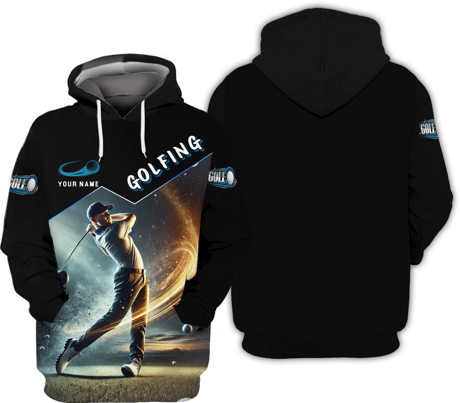 Golf Swing Custom Golf Polo Shirtolfing Apparel, Gift For Golfers