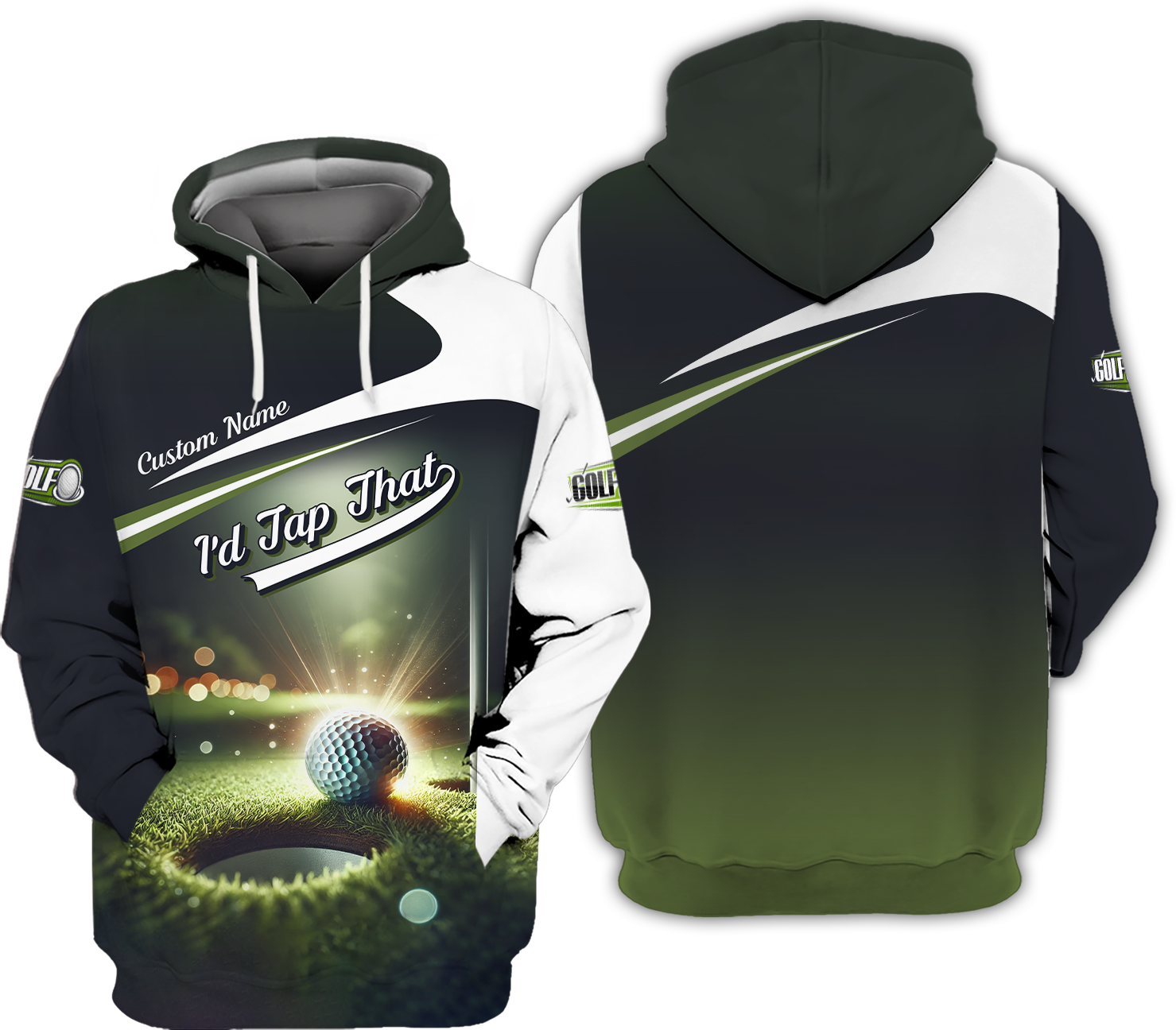 I'd Tap That Custom Men's Golf Polo ShirtFunny Golf Shirt, Gift For Golfers