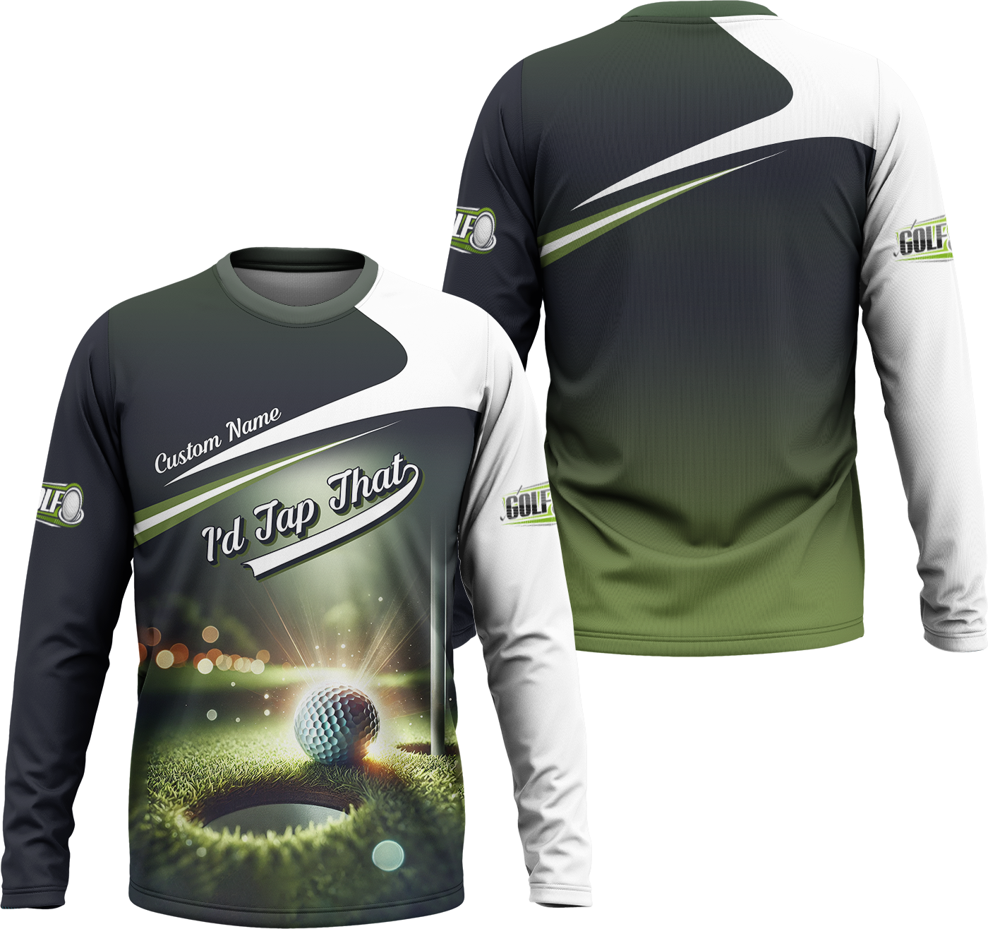 I'd Tap That Custom Men's Golf Polo ShirtFunny Golf Shirt, Gift For Golfers