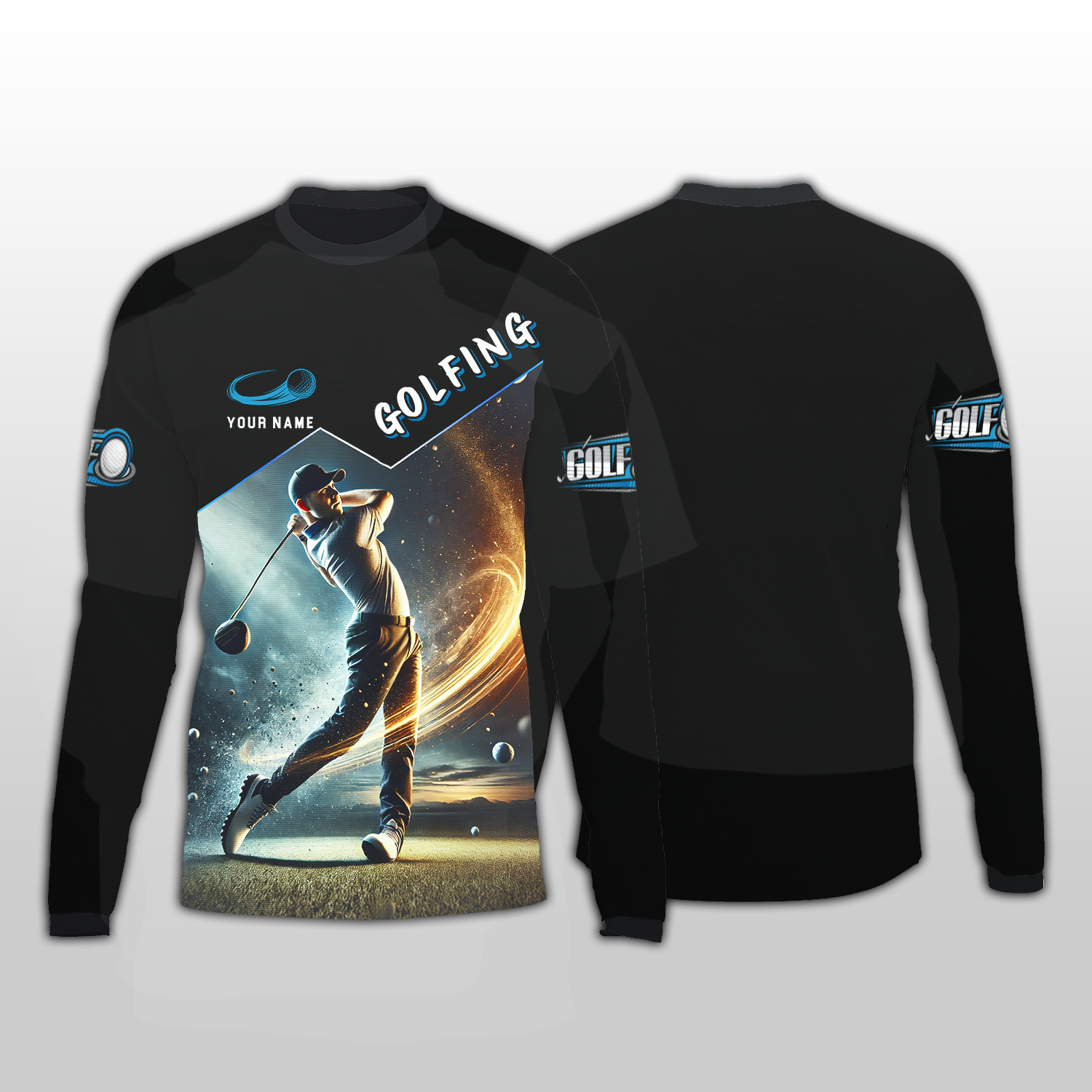 Golf Swing Custom Golf Polo Shirtolfing Apparel, Gift For Golfers