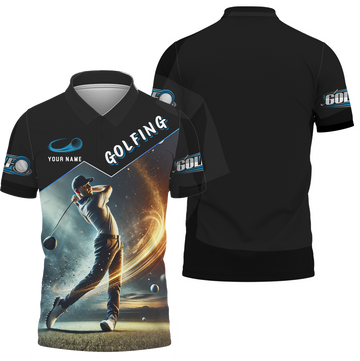 Golf Swing Custom Golf Polo Shirtolfing Apparel, Gift For Golfers