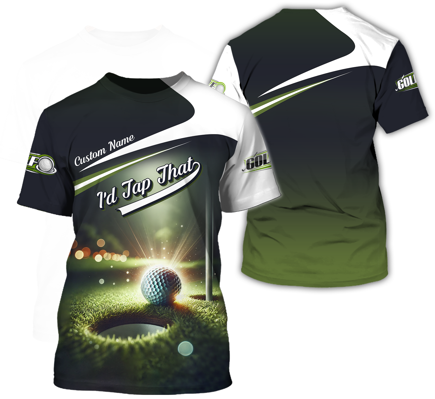I'd Tap That Custom Men's Golf Polo ShirtFunny Golf Shirt, Gift For Golfers