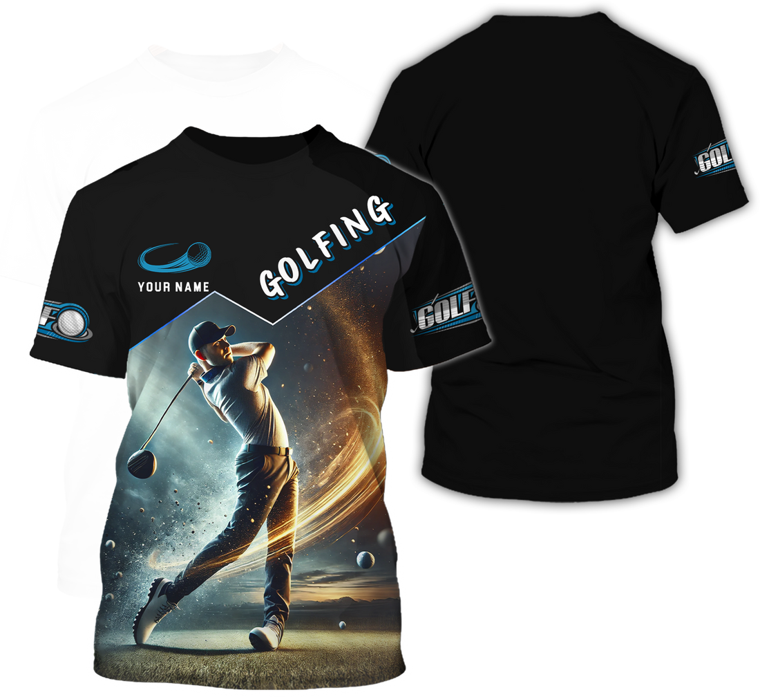 Golf Swing Custom Golf Polo Shirtolfing Apparel, Gift For Golfers