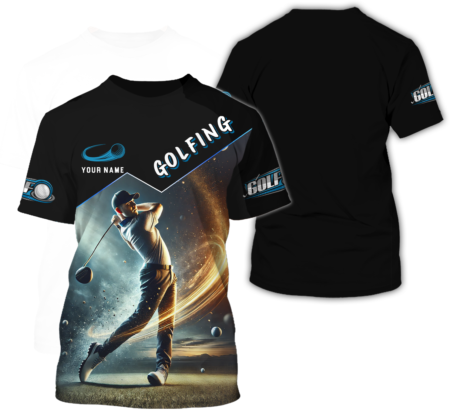 Golf Swing Custom Golf Polo Shirtolfing Apparel, Gift For Golfers