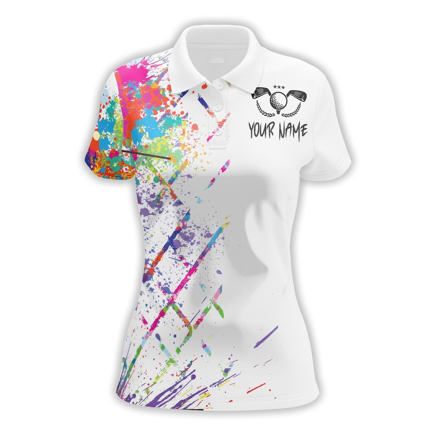Swing Swear Drink Repeat Custom Womens Golf Polo ShirtGolfing Apparel, Womens Golf Gifts