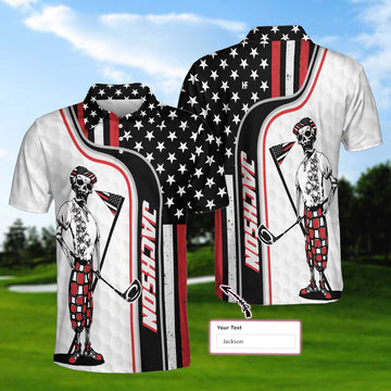 Ghost Golfer Men's Polo ShirtGolfing Apparel, Mens Golf Gift