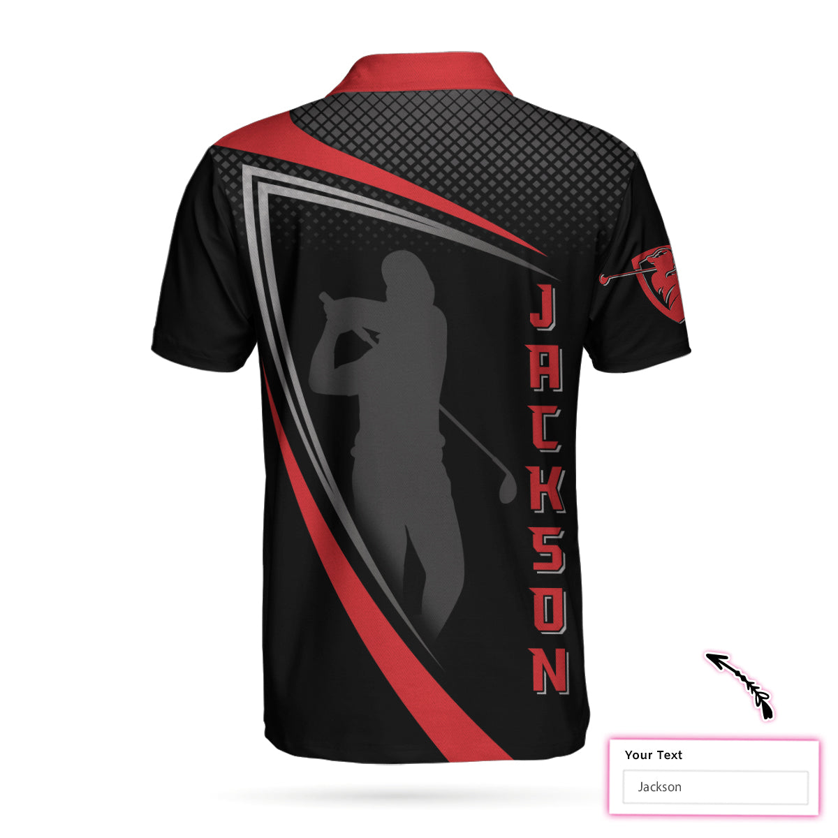Personalized Men's Polo ShirtGolfing Apparel, Golf Clothing, Mens Golf Gift