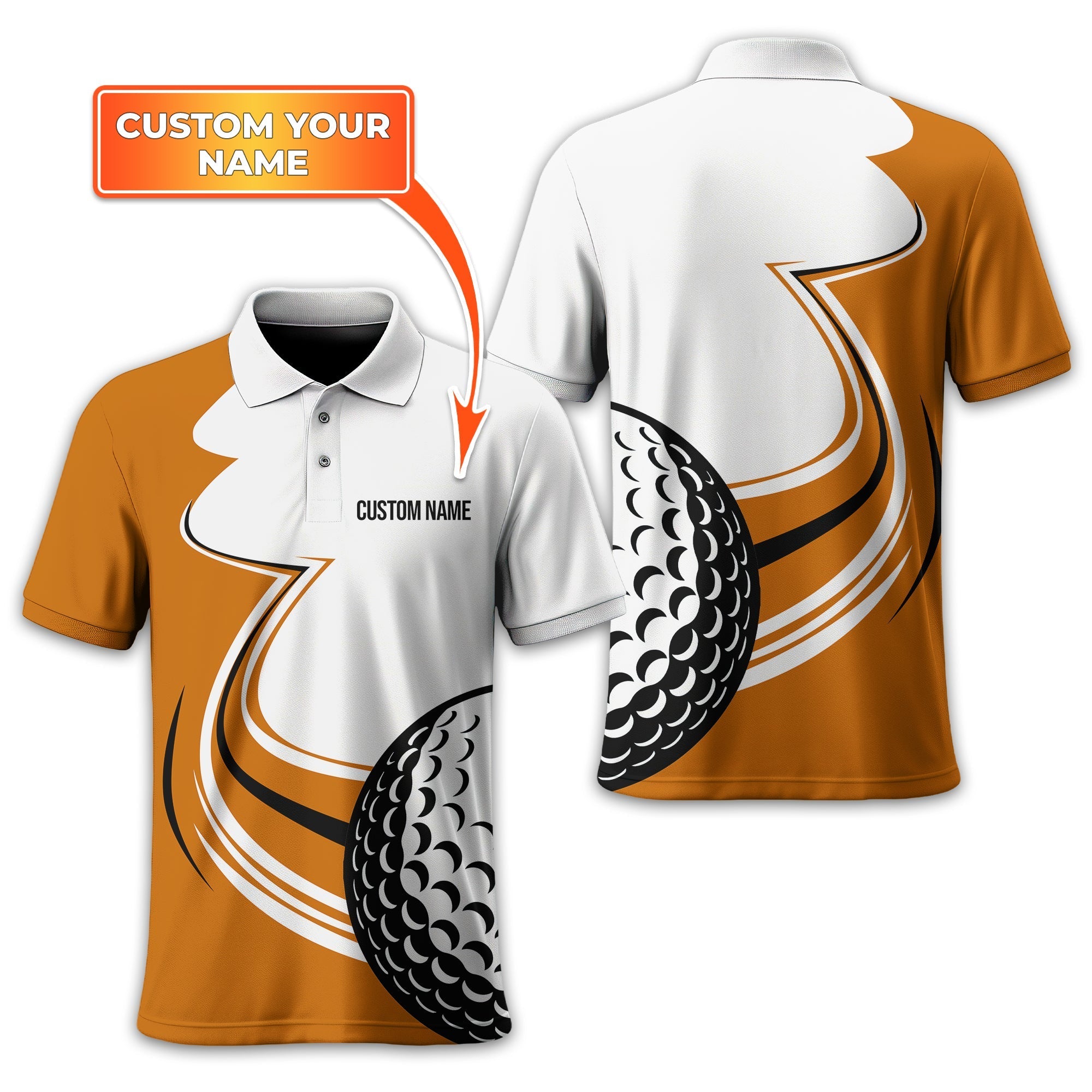 Personalized Golf Polo ShirtGolf Shirt For Men, Gift For Golfers