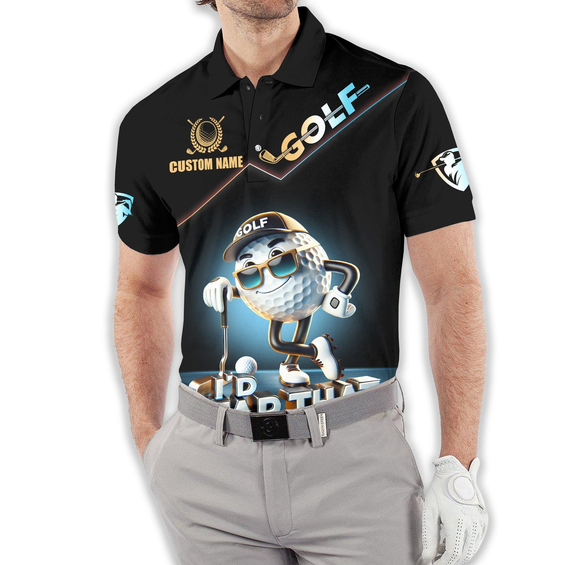 I'd Tap That Customize Golf Polo ShirtFunny Golf Shirt, Golfing Apparel, Gift For Golfers