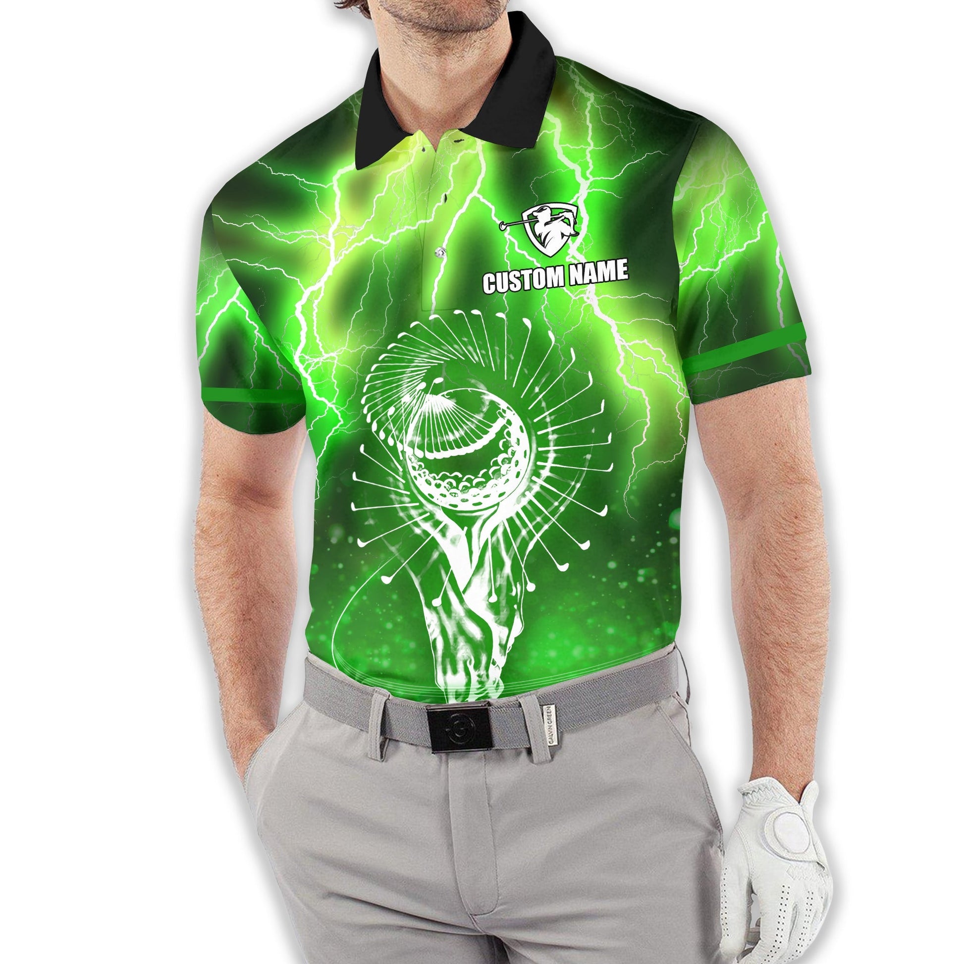 Custom Men's Golf Polo ShirtGolfing Apparel, Golf Shirt With Team Name, Gift For Golfers