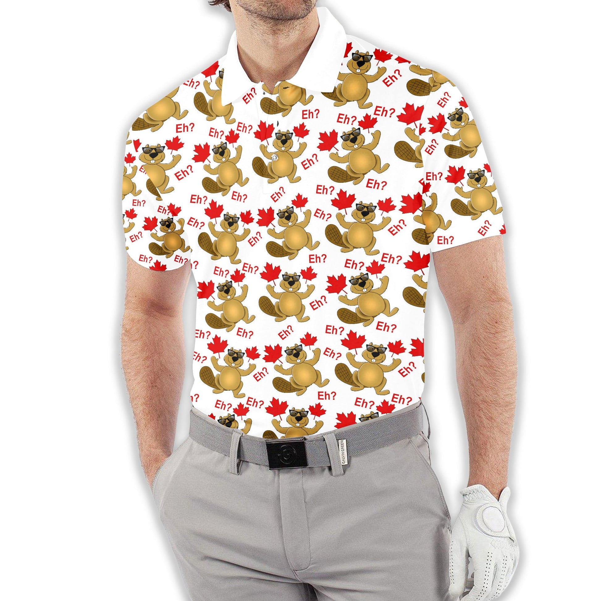 Hey Dude! Golfing Men's Golf Polo ShirtGolfing Apparel, Mens Golf Gift