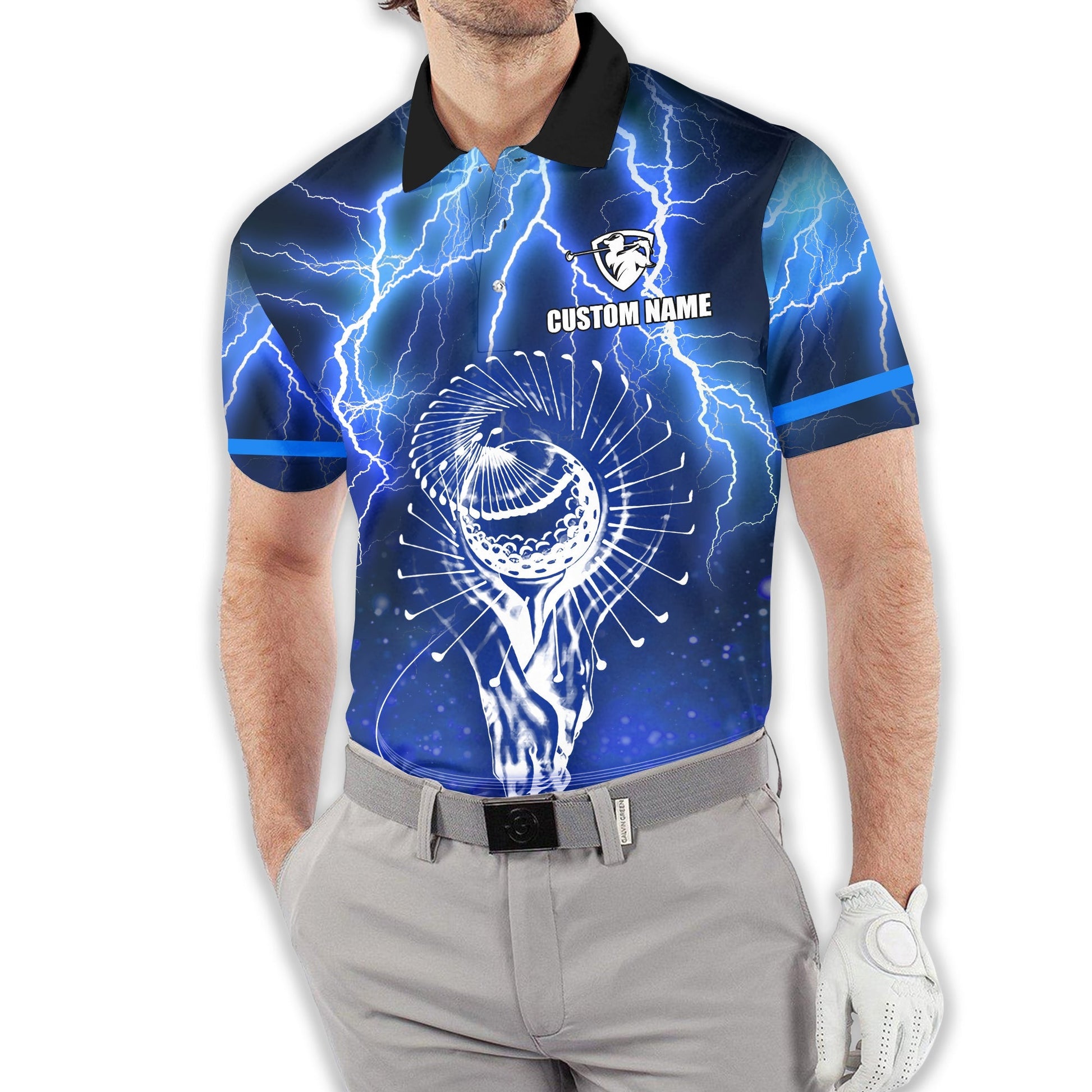 Custom Men's Golf Polo ShirtGolfing Apparel, Golf Shirt With Team Name, Gift For Golfers