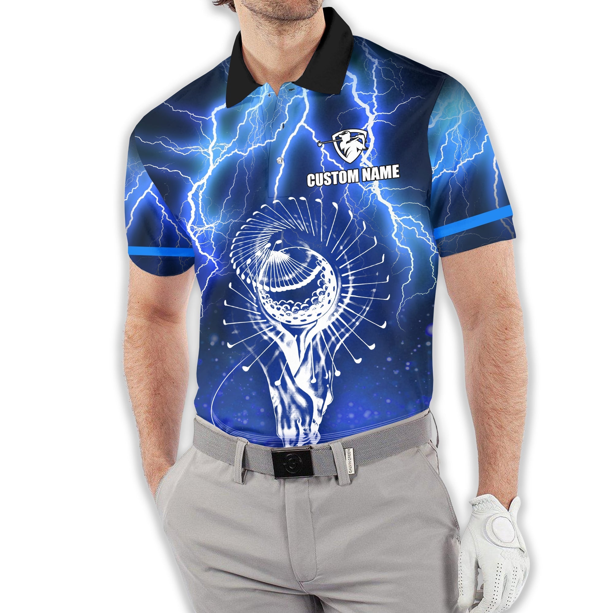 Custom Men's Golf Polo ShirtGolfing Apparel, Golf Shirt With Team Name, Gift For Golfers