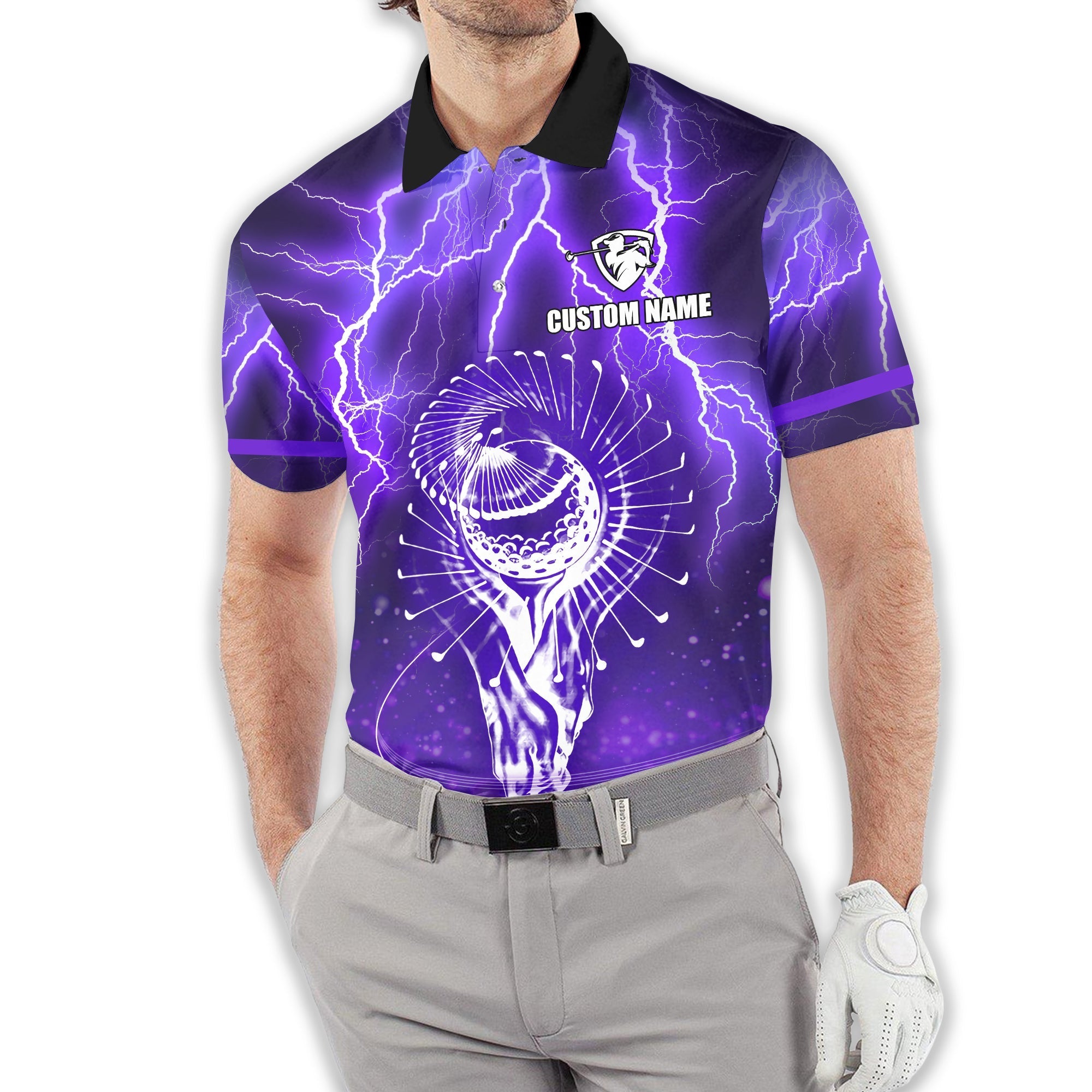 Custom Men's Golf Polo ShirtGolfing Apparel, Golf Shirt With Team Name, Gift For Golfers