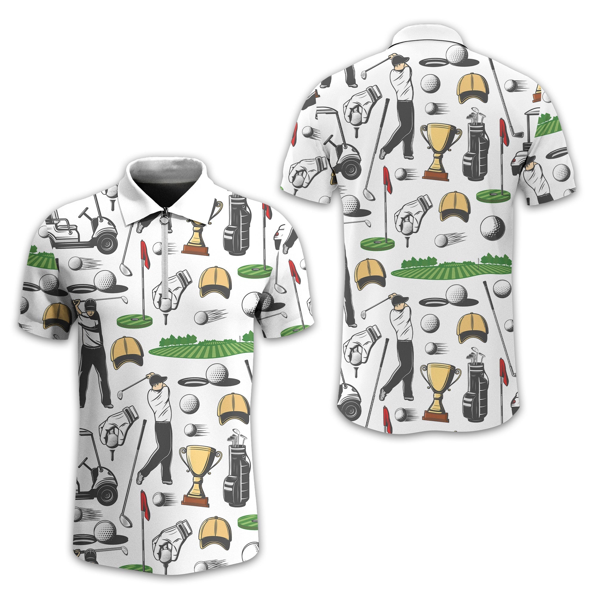 Equipment Men's Golf Polo ShirtFunny Golf Shirt, Gift For Golfers