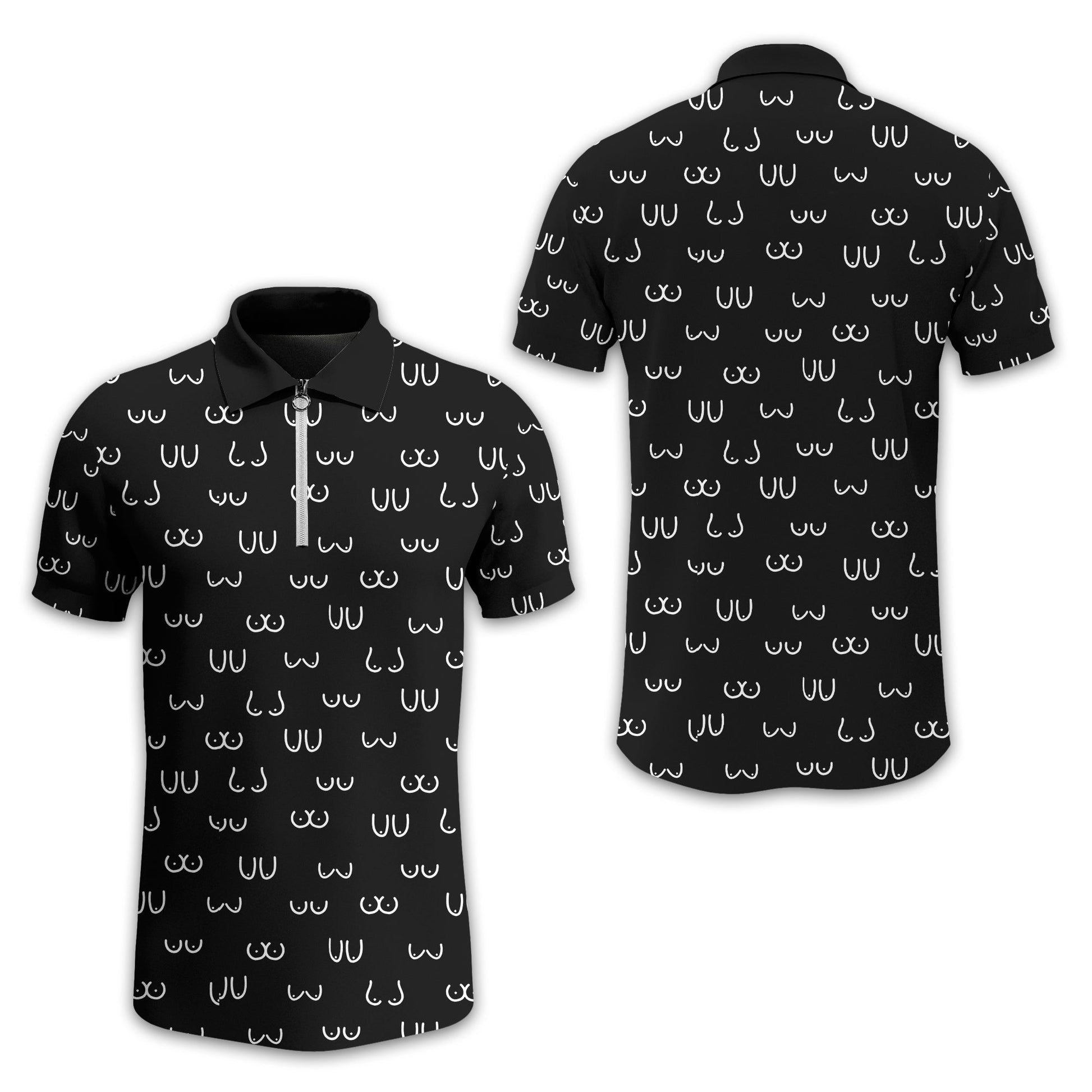 Funny Pattern Men Golf Polo ShirtGift For Golfers, Golf Gift For Men