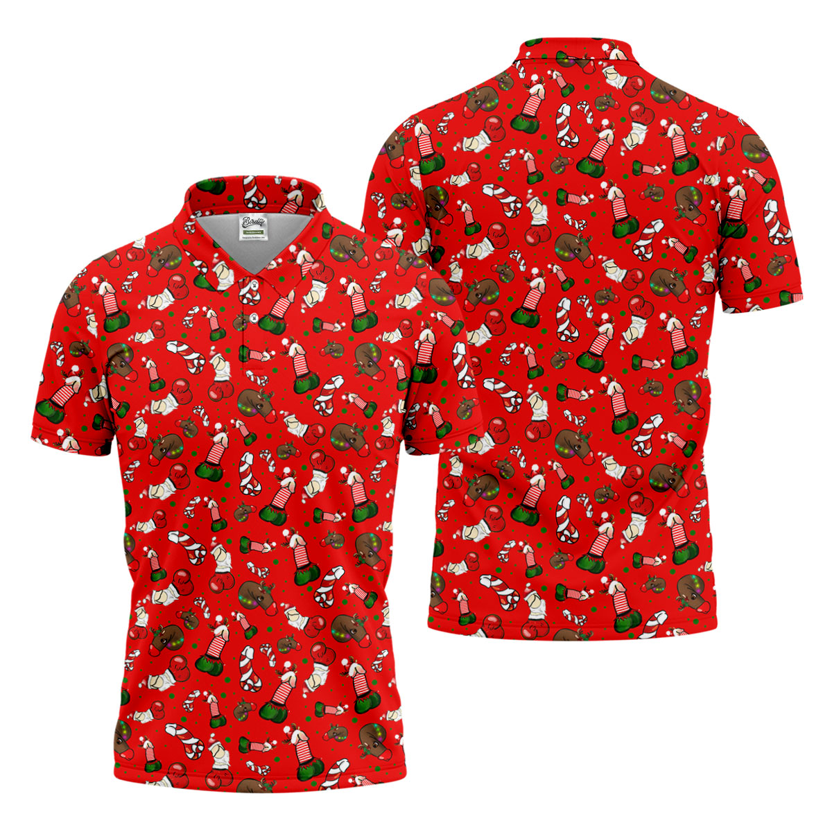 Funny Christmas Golf Tops For Men, Funny Dirty Red Golf Shirt, Christmas Golf Shirt, Golfing Apparel