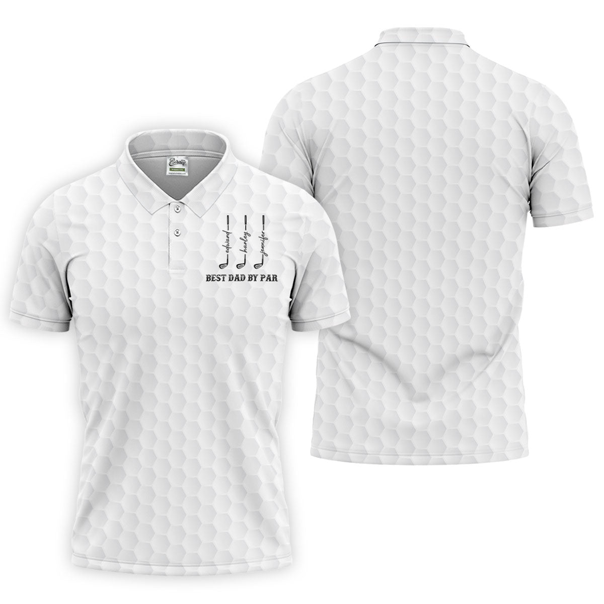 Best Dad By Par Father's Day Golf Shirt, Grandpa Golf Gift, Golf Gift For Dad, Polo Shirtor Men