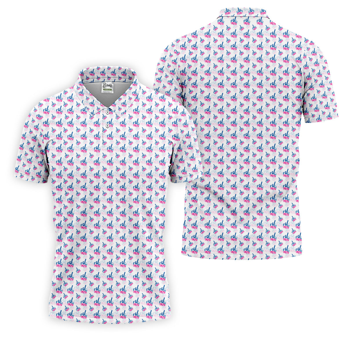 F*ck 3 Putts Men's Funny Golf Shirts, Cool Golf Shirt, Polo ShirtFor Men, Golf Shirts For Men