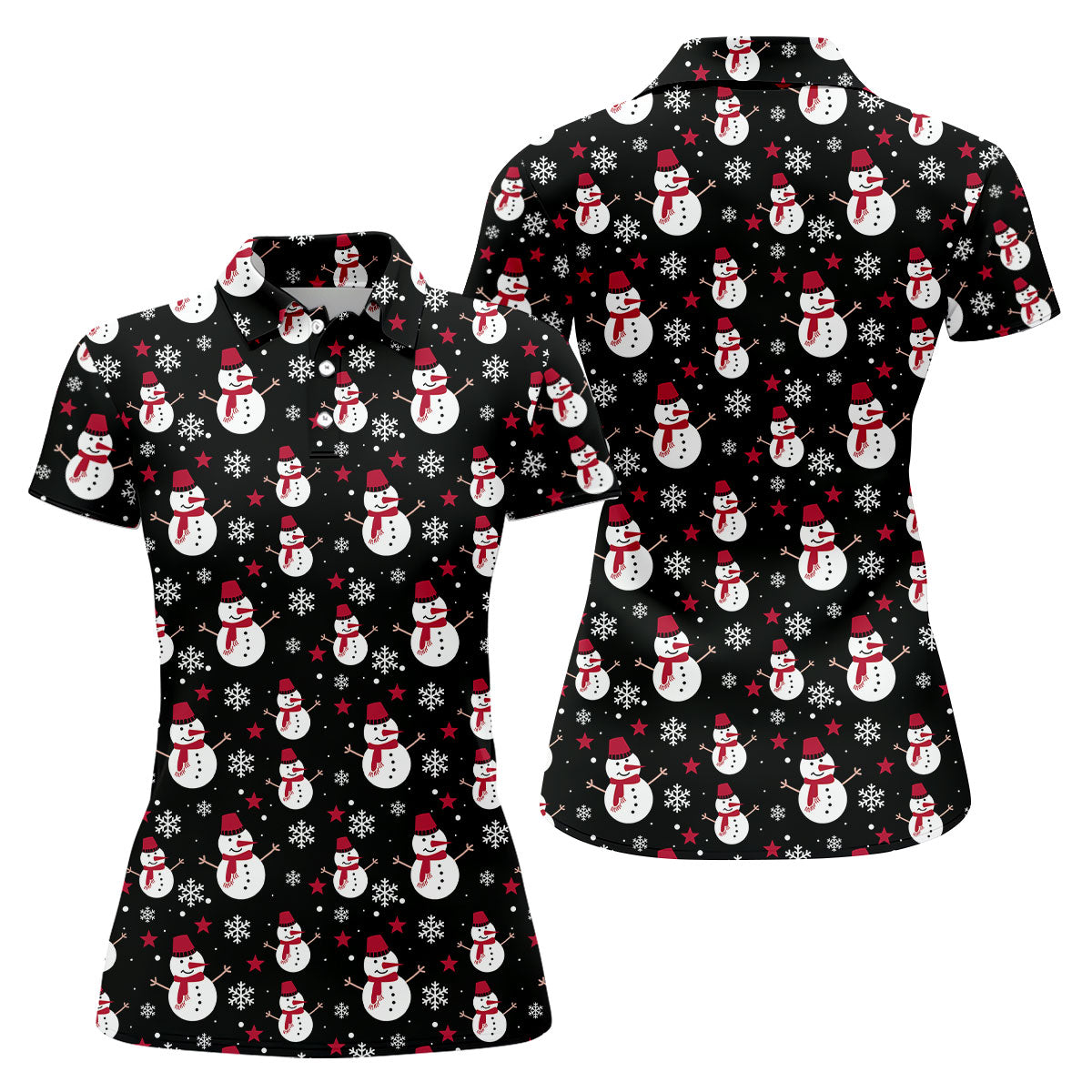 Ugly Santa Claus Golf Shirts, Christmas Golf Shirt, Golf Gifts For Women, Fun Golf Shirt