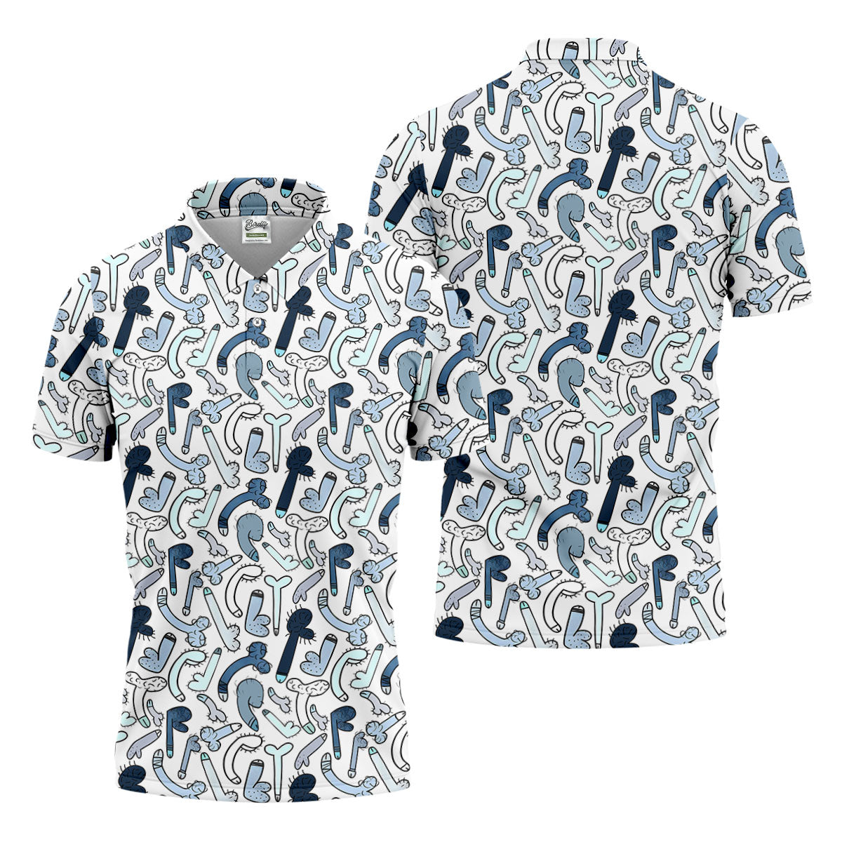 Adult Humor Hawaiian Golf Shirt, Dirty Funny Polo Shirtor Men, Golf Shirts For Men