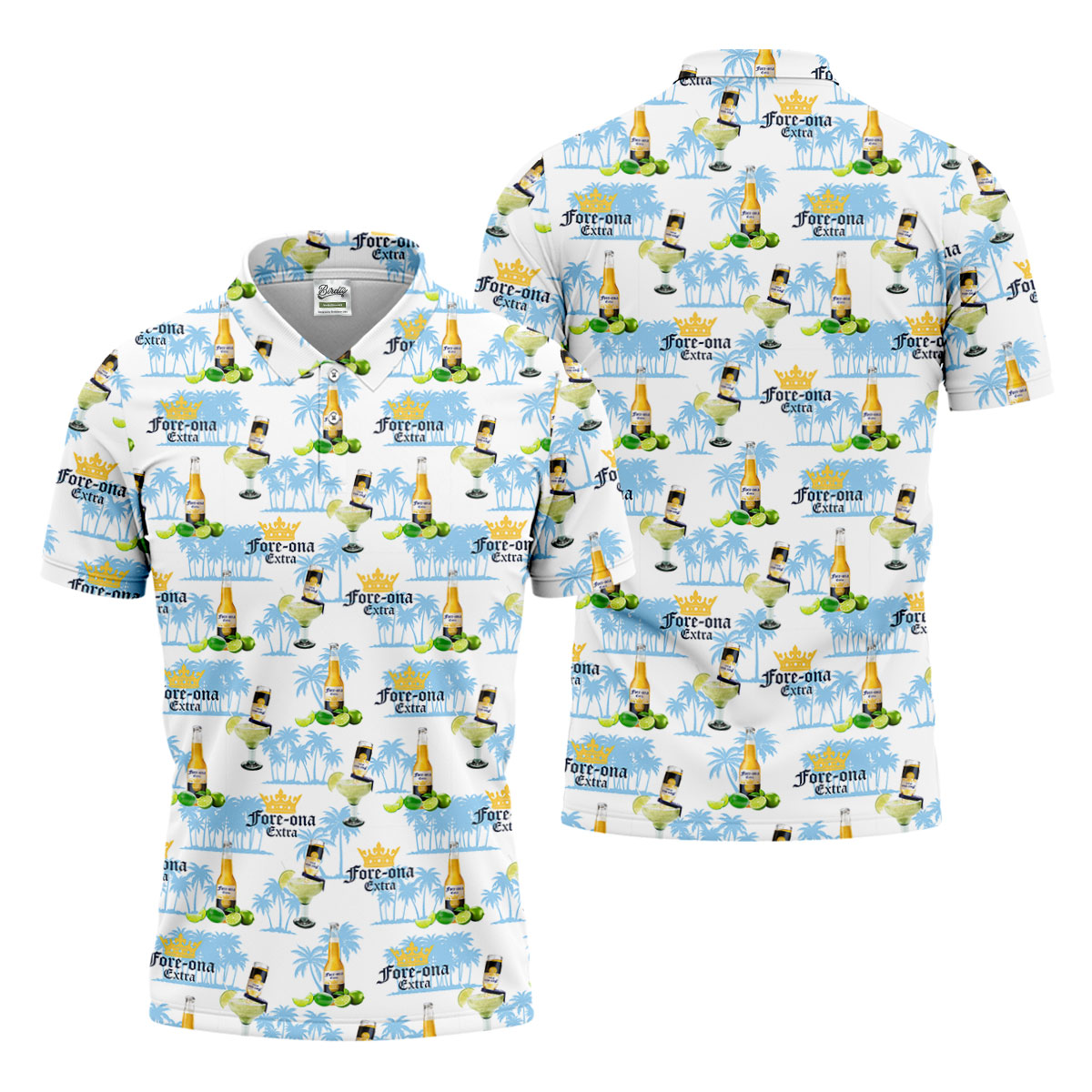 Fore-ona Extra Find Your Fairway Golf And Beer Men's Funny Golf Shirts, Golf Shirts For Men