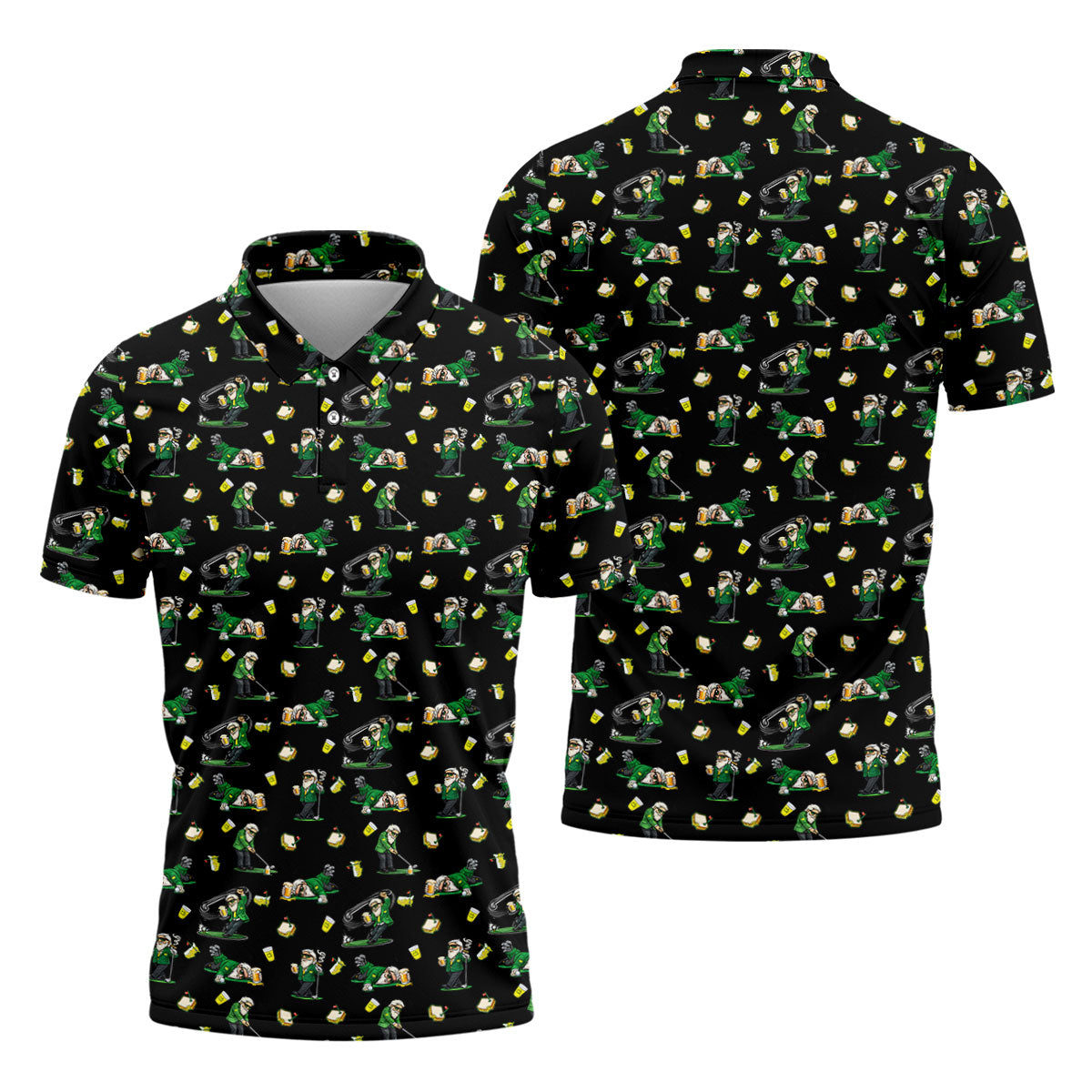 Funny Beer Pimento Cheese Golf Tournament Black Golf Shirt, Golf Shirts For Men, Polo ShirtFor Men