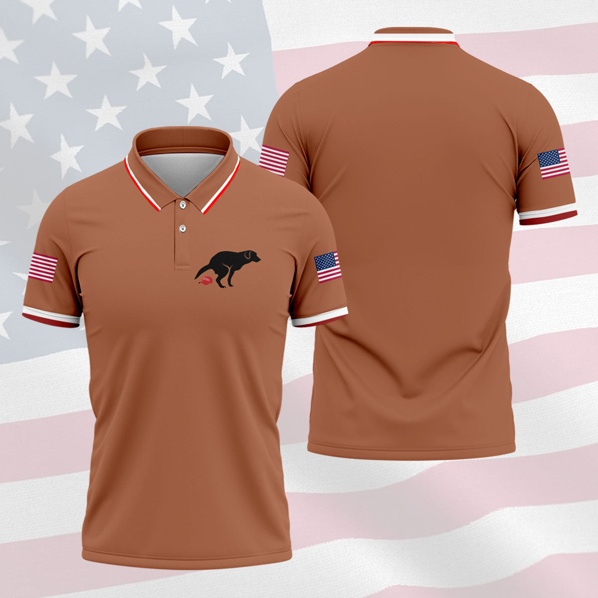 Funny Sarcastic Dog 250 Years Patriotic Golf Shirt, Golf Shirts For Men, 4th Of July Golf Shirt
