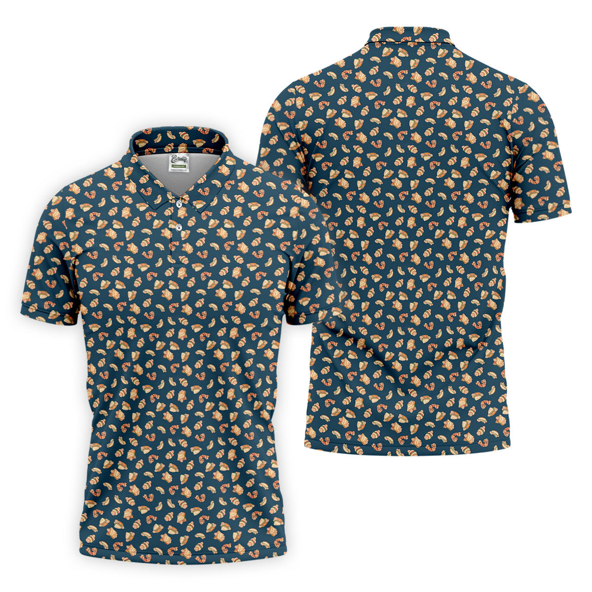 Dirty Funny Breakfast Golf Tops For Men, Valentine Golf Gift, Polo ShirtFor Men, Golf Gift For Men