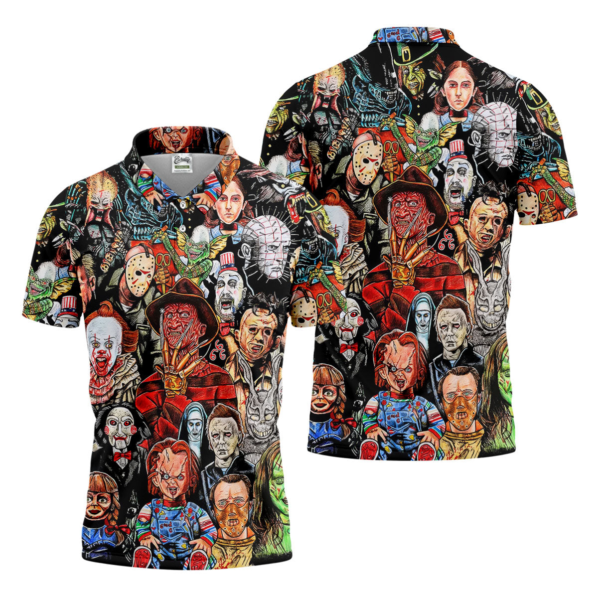 Halloween Golf Shirts, Golf Tops For Men, Gifts For Golf Lovers, Polo ShirtFor Men, Golfing Apparel
