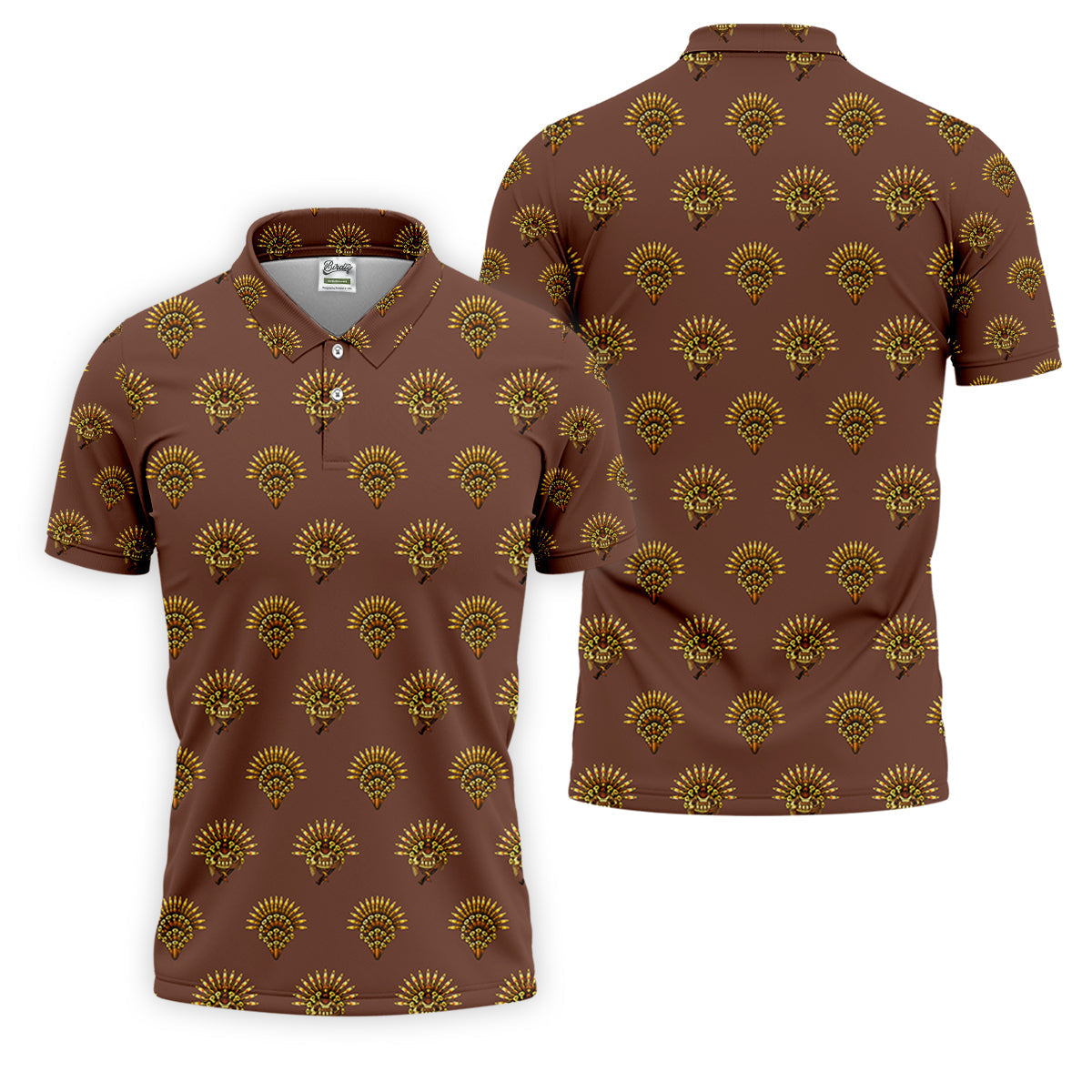 Army Turkey Thanksgiving Golf Tops For Men, Fun Golf Shirts For Men, Christmas Golf Shirt, Polo ShirtFor Men