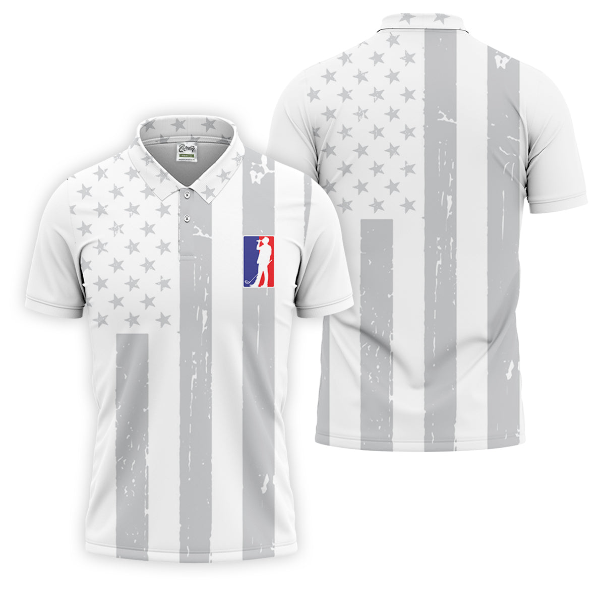 The Game Of Golf American Flag Patriot Golf Tops For Men, Polo ShirtFor Men, Golf Shirts For Men