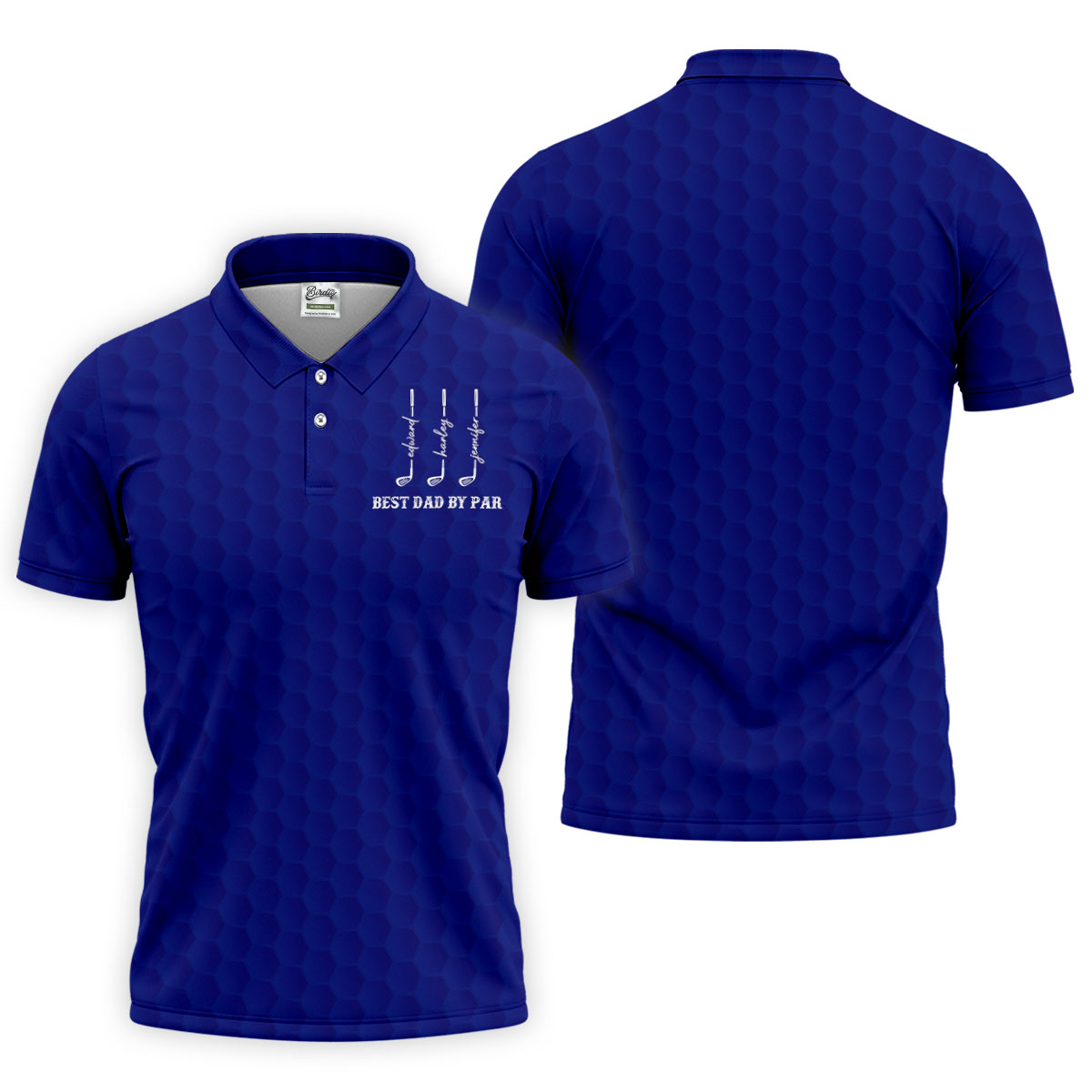 Best Dad By Par Father's Day Golf Shirt, Grandpa Golf Gift, Golf Gift For Dad, Polo Shirtor Men