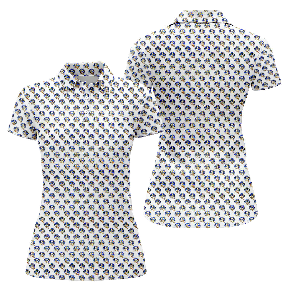 Don't Judge What You Don't Understand Autism Puzzle Women's Golf Tops, Autism Awareness Color Ladies Golf Polos
