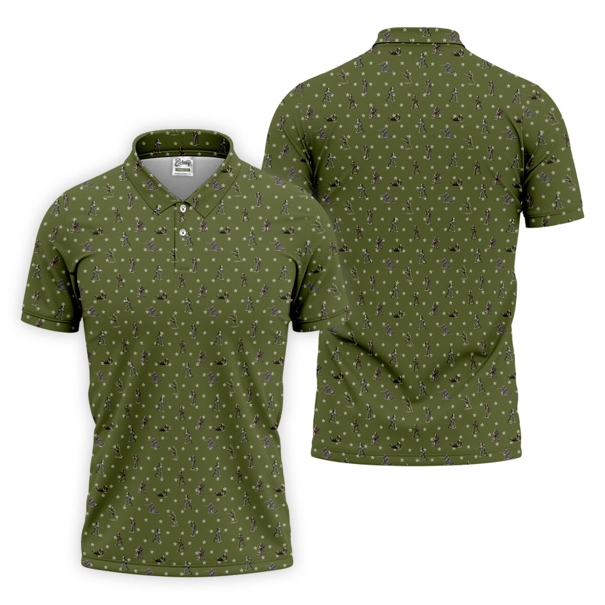 Veteran Green Golf Tops For Men, Polo Shirtor Men, Gift For Veteran, Veterans Day Gift