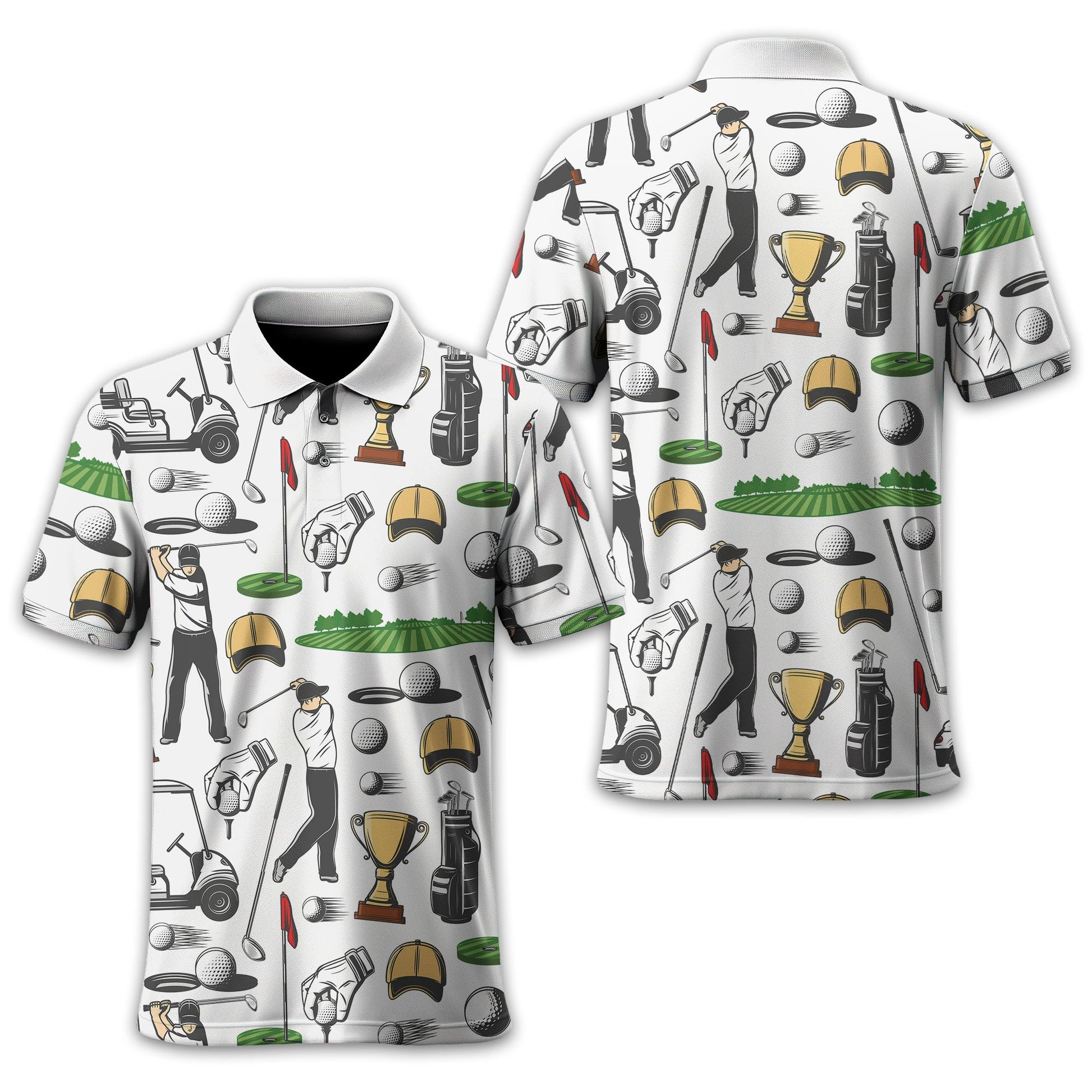 Equipment Men's Golf Polo ShirtFunny Golf Shirt, Gift For Golfers
