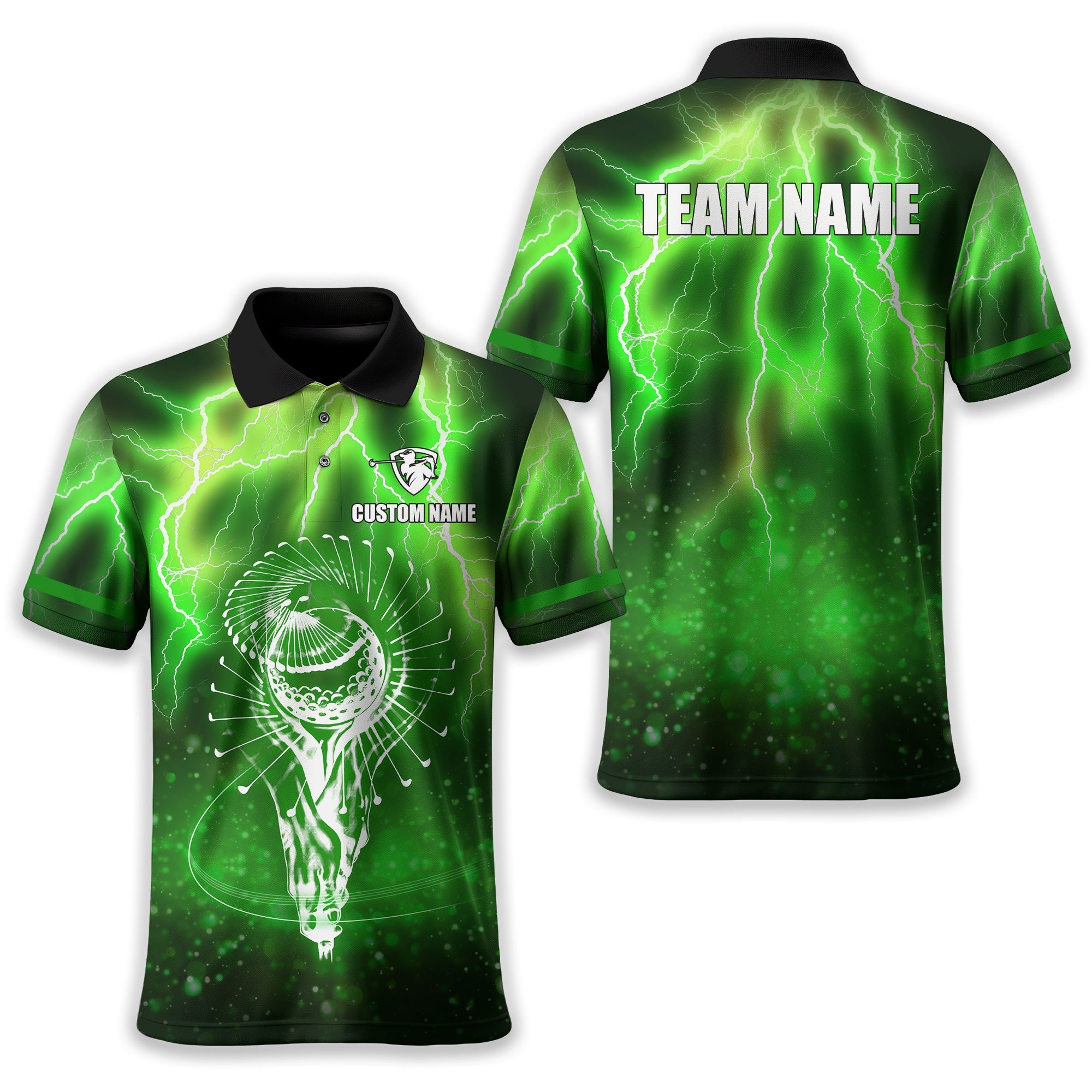 Custom Men's Golf Polo ShirtGolfing Apparel, Golf Shirt With Team Name, Gift For Golfers