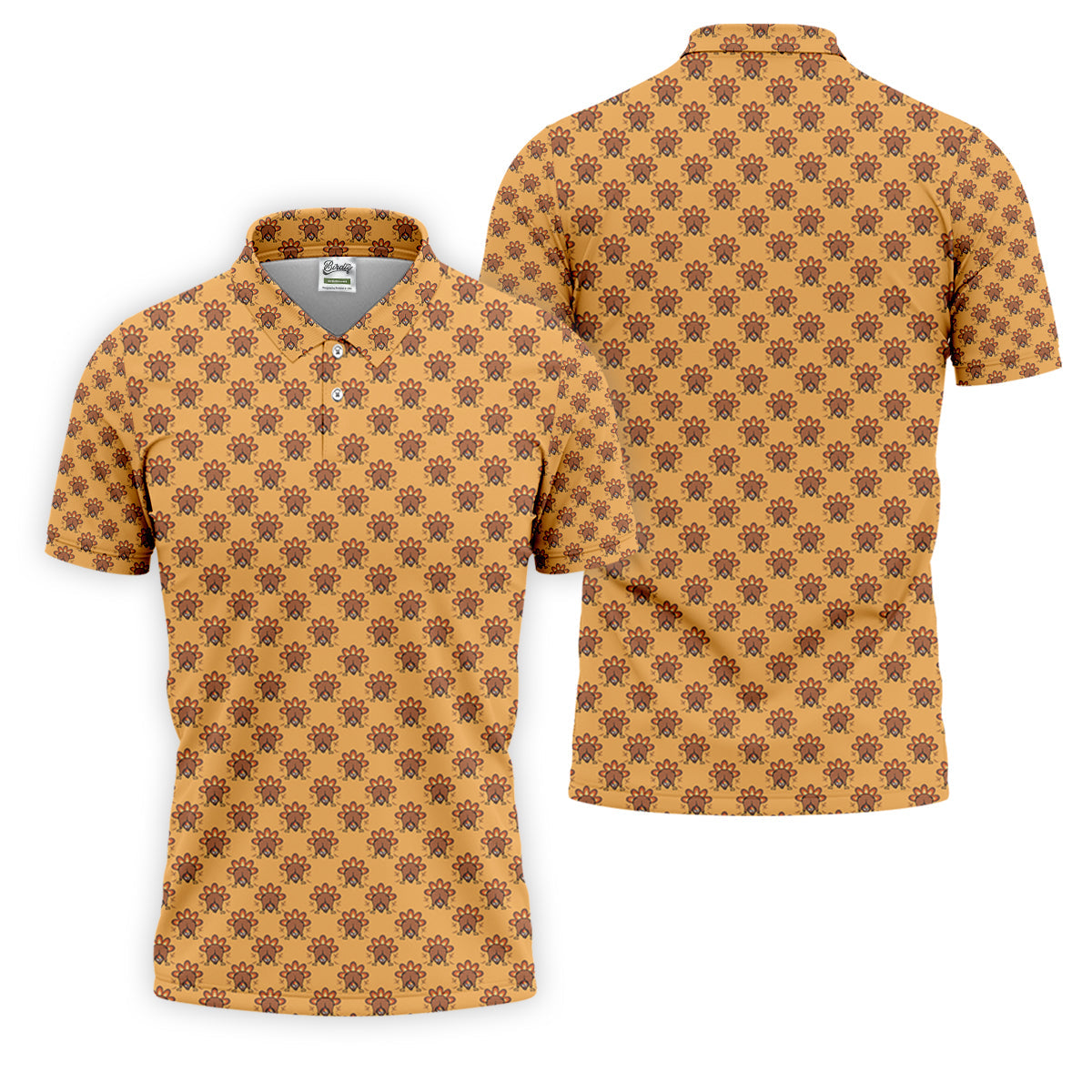Guess What Turkey Funny Thanksgiving Polo Shirt Polo ShirtFor Men, Cool Golf Gift, Golfing Apparel