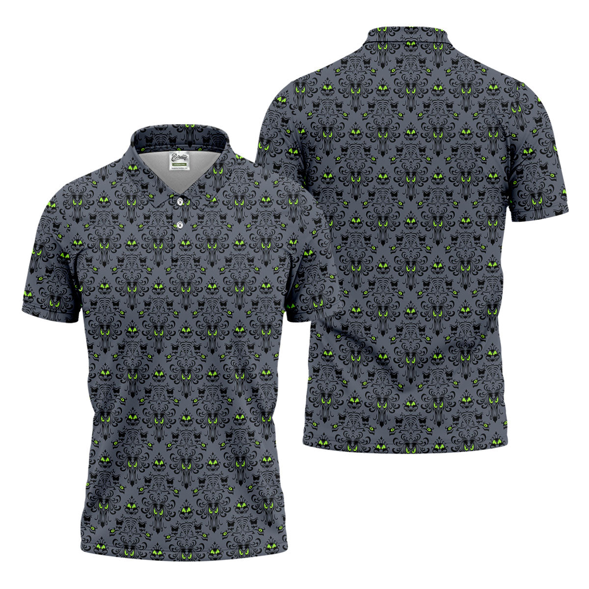 Haunted Mansion Hitchhiking Ghosts Halloween Golf Shirt, Golf Tops For Men, Halloween Gift Idea