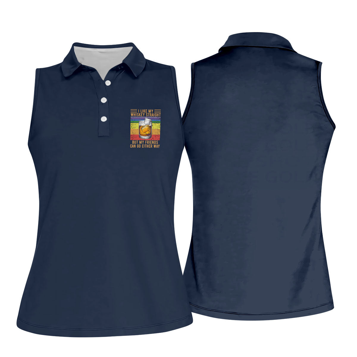 I Like My Whiskey Straight LGBT Pride Month Fun Women's Golf Shirts, LGBT Support Pride Shirt